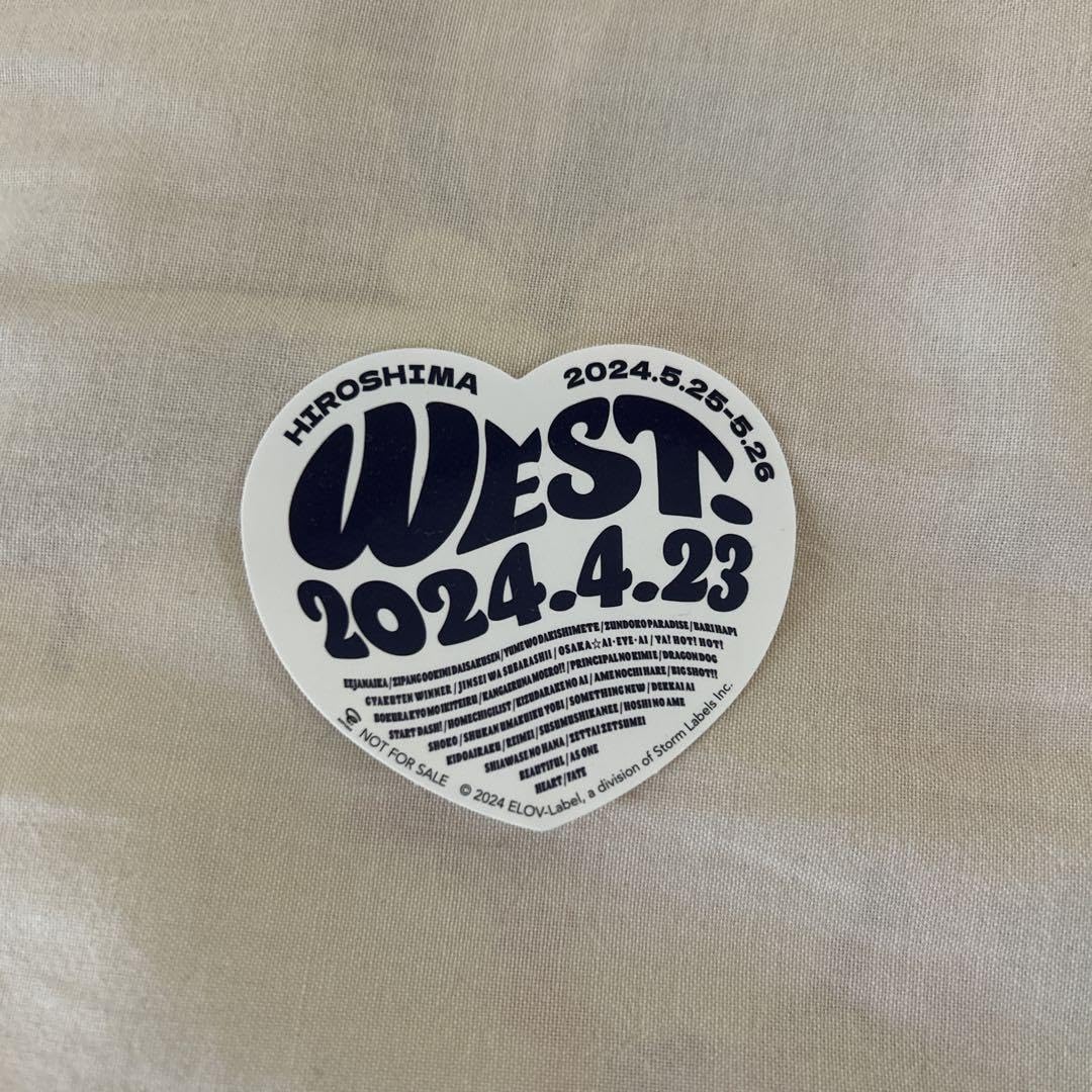 専用】WEST. AWARD 大阪 会場限定 ステッカー 2枚セット